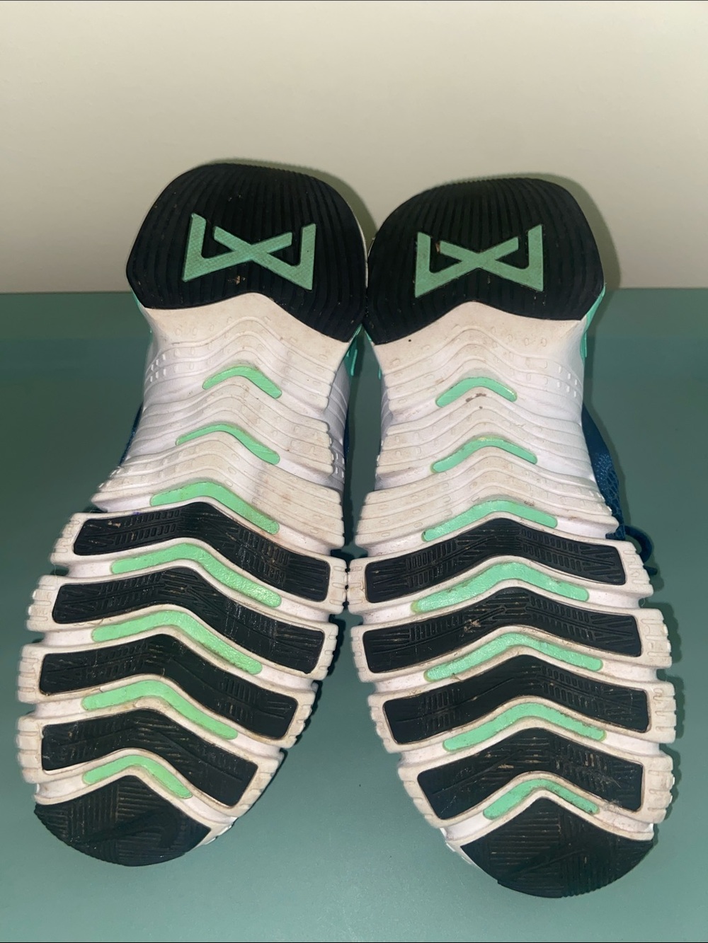 Nike Metcon Shoes - Navy with Mint Green Accents Women’s Size 6 - Picture 10 of 11